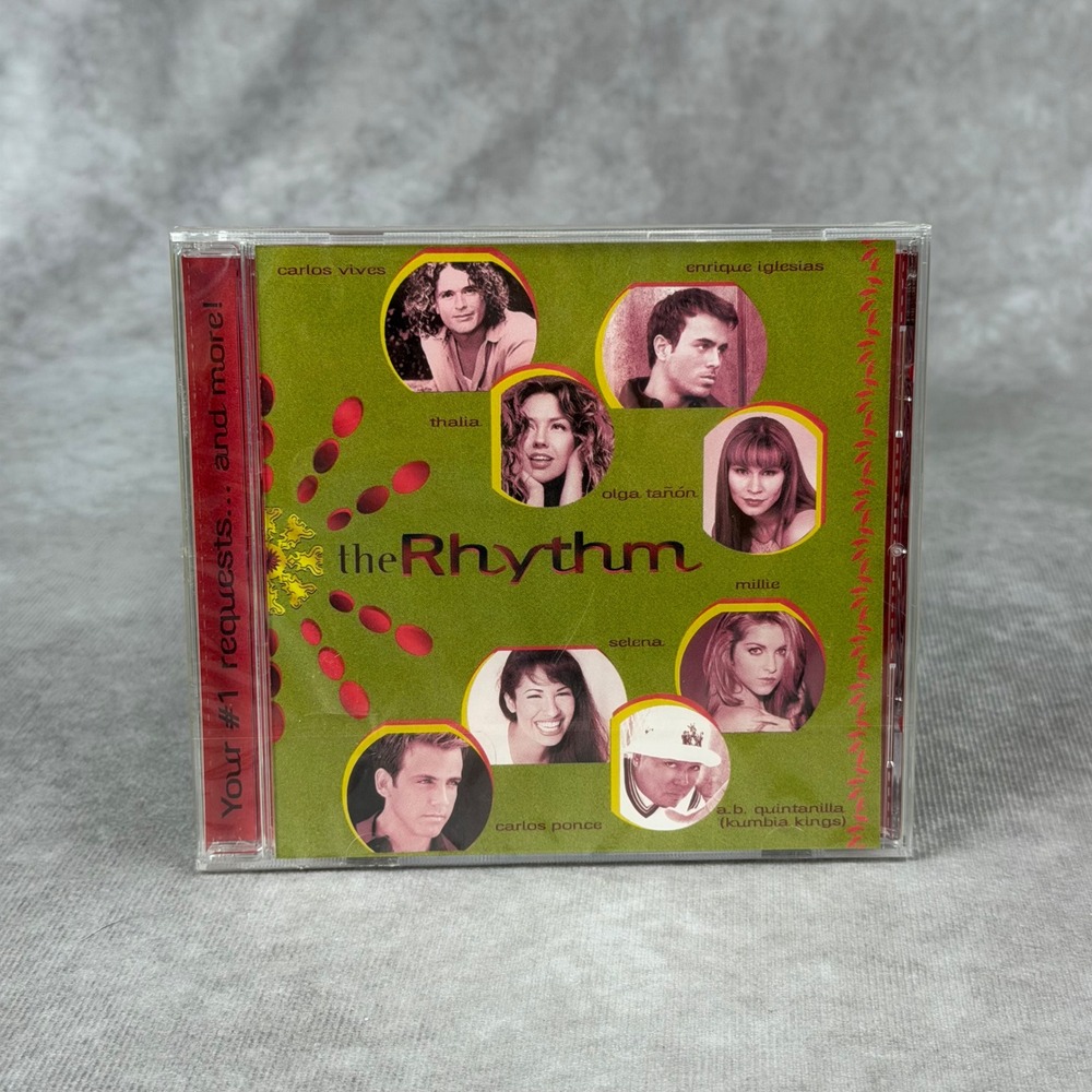 The Rhythm Latin Pop Compilation CD 2000 Selena Enrique Iglesias Thalia NEW